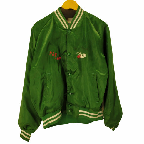 チョークライン Chalk Line 7up 企業ロゴプリントナイロンスタジャン メンズ XL