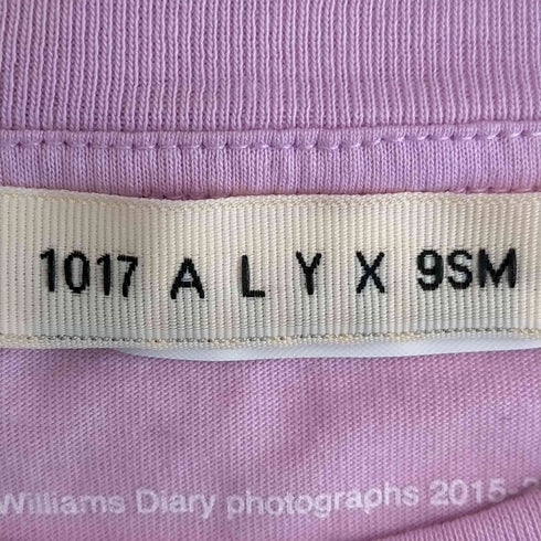 アリクス 1017 ALYX 9SM 背面プリントクルーネックTシャツ メンズ import:S
