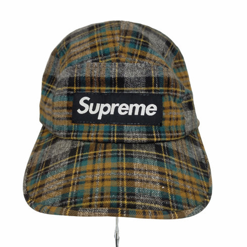 シュプリーム Supreme ボックスロゴ キャンプキャップ ジェットキャップ チェック メンズ