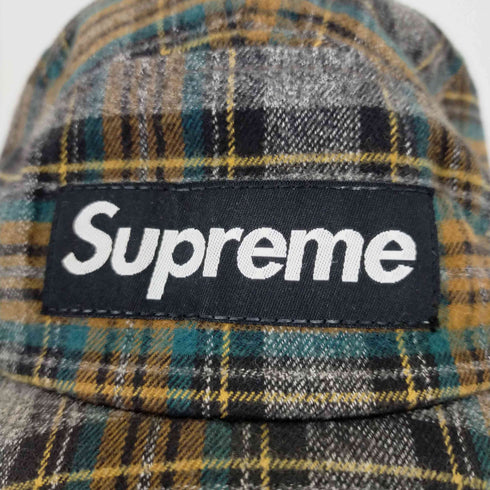 シュプリーム Supreme ボックスロゴ キャンプキャップ ジェットキャップ チェック メンズ