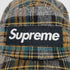 シュプリーム Supreme ボックスロゴ キャンプキャップ ジェットキャップ チェック メンズ