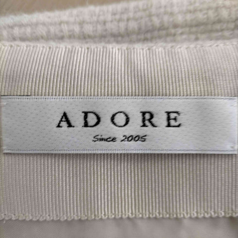 アドーア ADORE ウールツイードスカート ミニ 台形 レディース JPN:36