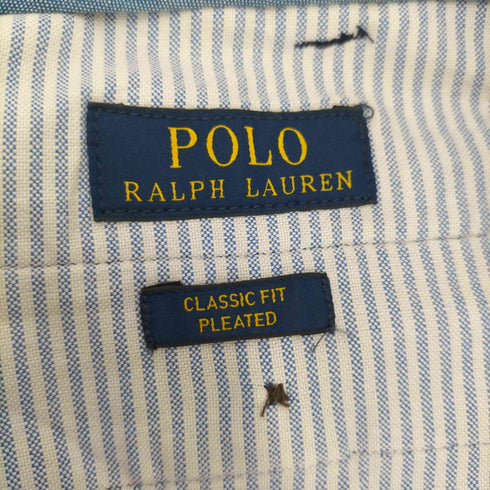 ポロラルフローレン POLO RALPH LAUREN CLASSIC FIT PLEATED 2タックワイドチノパンツ 裾ダブル メンズ 36/34