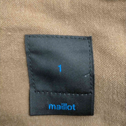 マイヨ maillot モールスキンイージーベーカーパンツ ボタンフライ テーパード レディース JPN:1