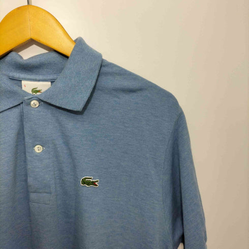 ラコステ LACOSTE 鹿の子 フロント刺繍ポロシャツ メンズ 5