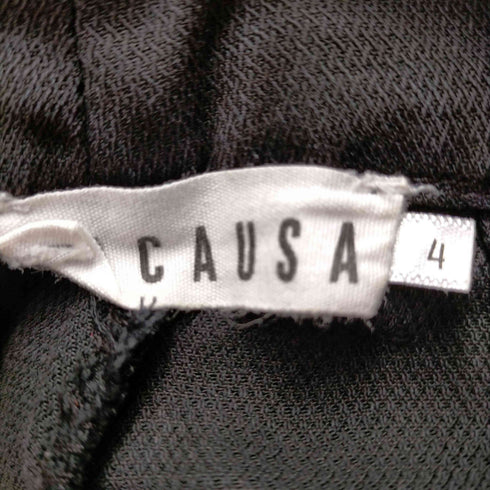 ラカウサ LACAUSA USA ワイドパンツ タック レディース JPN:4