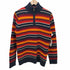 トミーヒルフィガー TOMMY HILFIGER ボトルネック マルチボーダーハーフジップニット メンズ import:S