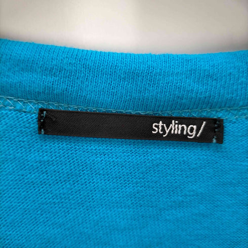 スタイリング styling クルーネックカットトップス カットソー レディース FREE
