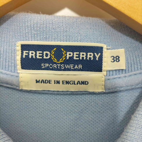 フレッドペリー FRED PERRY 80~90s MADE IN ENGLAND ワンポイントロゴ 鹿の子ポロシャツ メンズ UK:38