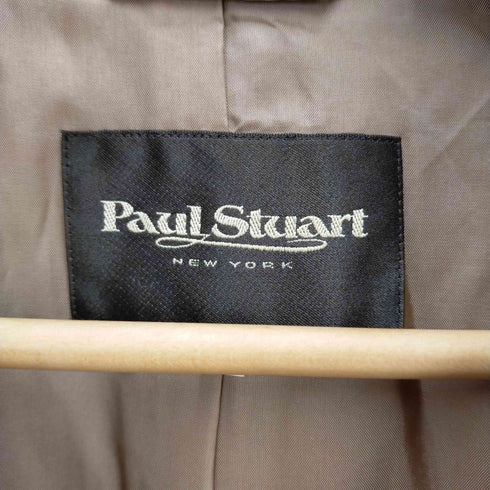 ポールスチュアート Paul Stuart ショート 丈カシミヤ混 ウールトレンチコート レディース UK:8