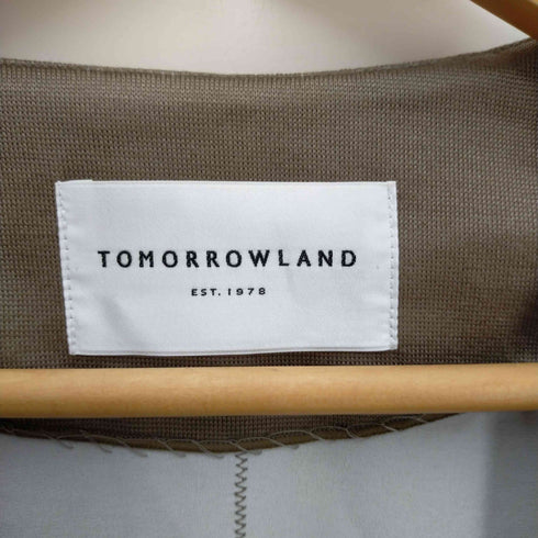 トゥモローランド TOMORROWLAND ノーカラーコート レディース 36