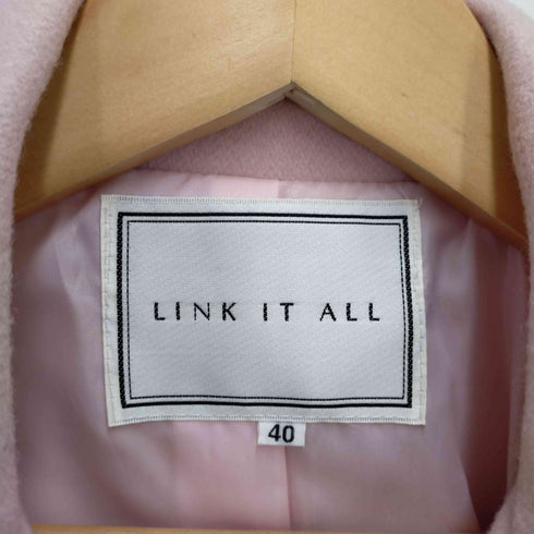 LINK IT ALL ダブルピーコート レディース 40
