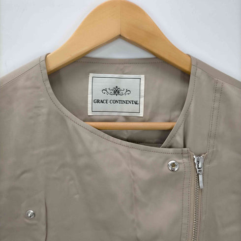 グレースコンチネンタル GRACE CONTINENTAL ライダースジャケット サテン レディース JPN:38