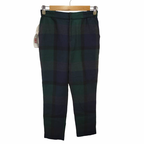 ブルーレーベルクレストブリッジ BLUE LABEL CRESTBRIDGE チェック柄テーパードパンツ レディース 38