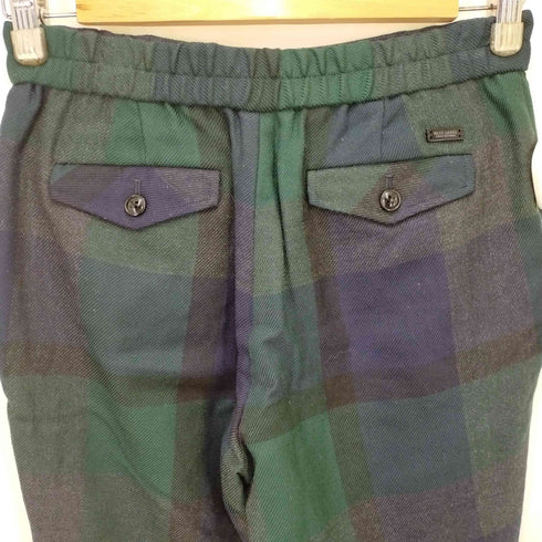 ブルーレーベルクレストブリッジ BLUE LABEL CRESTBRIDGE チェック柄テーパードパンツ レディース 38