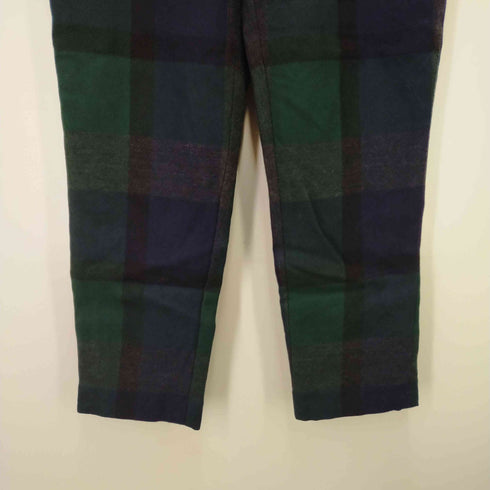 ブルーレーベルクレストブリッジ BLUE LABEL CRESTBRIDGE チェック柄テーパードパンツ レディース 38