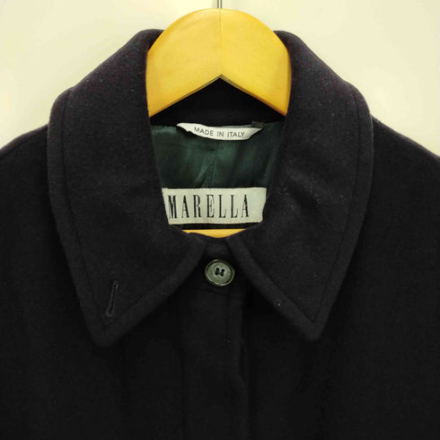 マレーラ MARELLA イタリア製 アンゴラ混 ステンカラーコート レディース 38