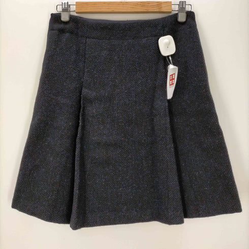 ドレステリア DRESSTERIOR スカート 膝丈 プリーツ ツイード ウール レディース JPN:38