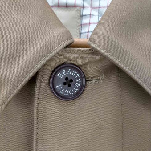 ビューティーアンドユースユナイテッドアローズ BEAUTY & YOUTH UNITED ARROWS ステンカラーコート アウター 比翼ボタン メンズ JPN:M