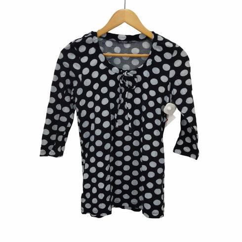 マリメッコ marimekko ドット柄七分袖カットソー レディース XS