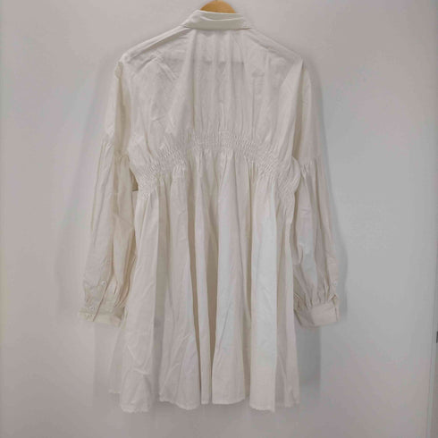 スライ SLY SHIRRING VOLUME SH ワンピース シャツワンピース ミニ 長袖 シャーリング ボリュームスリーブ レディース US:0-2