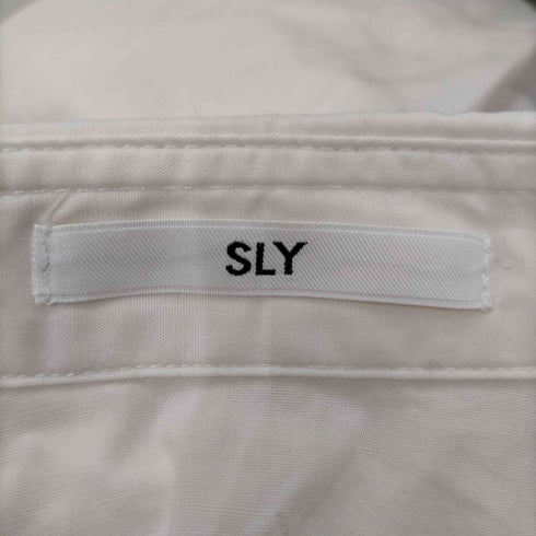 スライ SLY SHIRRING VOLUME SH ワンピース シャツワンピース ミニ 長袖 シャーリング ボリュームスリーブ レディース US:0-2