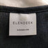 エレンディーク ELENDEEK LAST BACK PLEATS BL ラスト バック プリーツ ブラウス Vネック 七分袖 レディース FREE