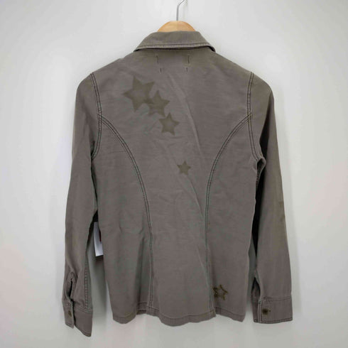 レミレリーフ REMI RELIEF スタッズミリタリーシャツ レディース F