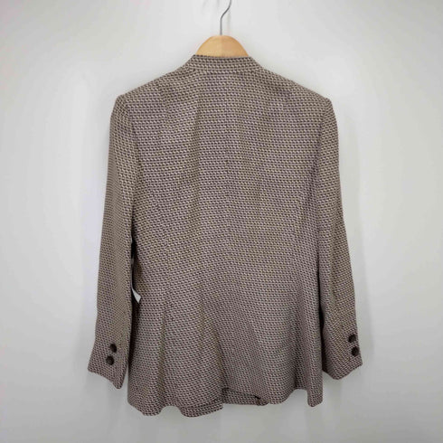 ジュンアシダ jun ashida 総柄シルクジャケット レディース