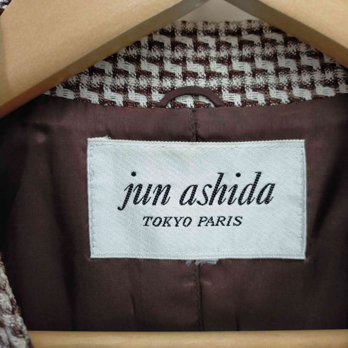 ジュンアシダ jun ashida 総柄シルクジャケット レディース