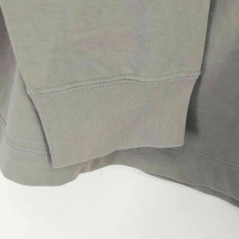 エイトン ATON FRESCA PLATE OVERSIZED LONG SLEEVE T-SHIRT Tシャツ 長袖 無地 コットン メンズ 02