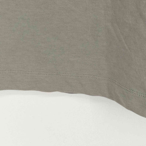 エイトン ATON FRESCA PLATE OVERSIZED LONG SLEEVE T-SHIRT Tシャツ 長袖 無地 コットン メンズ 02