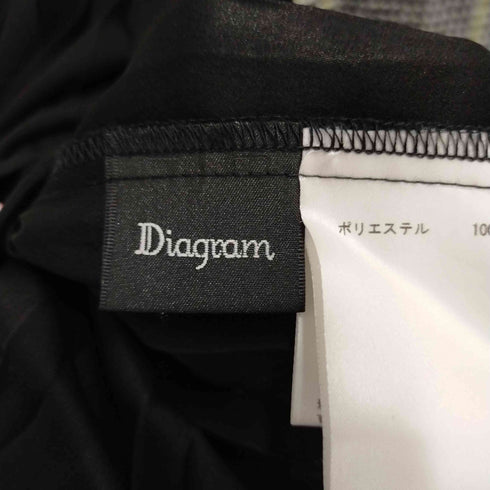ダイアグラムグレースコンチネンタル Diagram GRACE CONTINENTAL 19AW プリーツ ロングスカート レディース DE:36