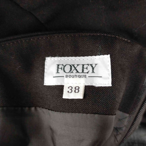 FOXEY BOUTIQUE バックジップフレアスカート レディース 38