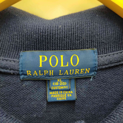 ポロラルフローレン POLO RALPH LAUREN ビックポニー刺繍鹿の子ポロシャツ メンズ XL