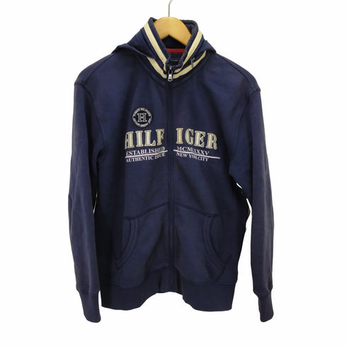 トミーヒルフィガー TOMMY HILFIGER フロントロゴ ジップアップパーカー メンズ S/P