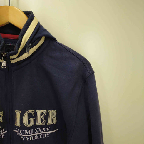 トミーヒルフィガー TOMMY HILFIGER フロントロゴ ジップアップパーカー メンズ S/P