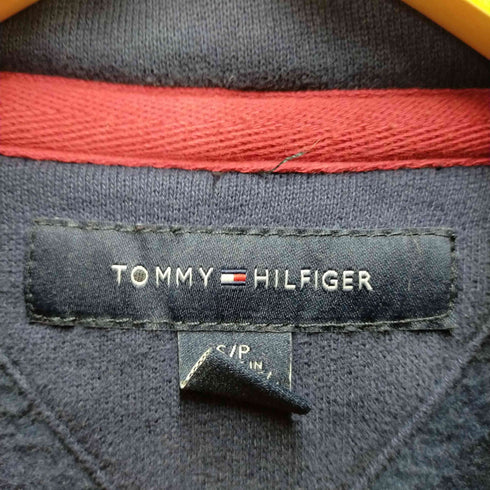 トミーヒルフィガー TOMMY HILFIGER フロントロゴ ジップアップパーカー メンズ S/P