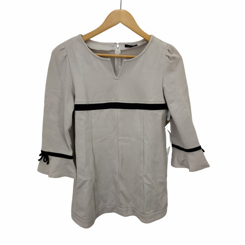 トゥービーシック TO BE CHIC チュニック スキッパー リボン 七分袖 レディース DE:40