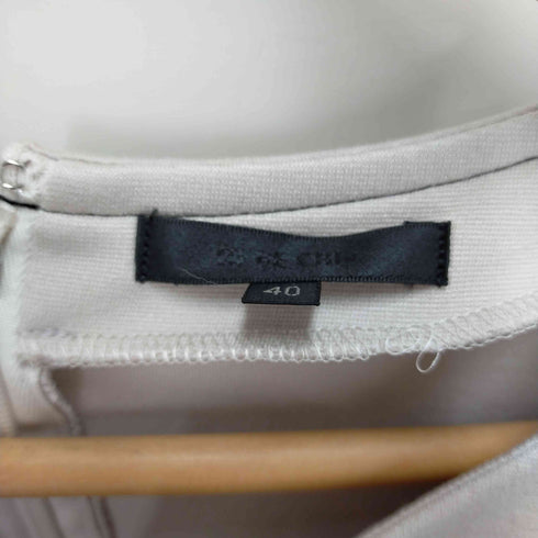 トゥービーシック TO BE CHIC チュニック スキッパー リボン 七分袖 レディース DE:40