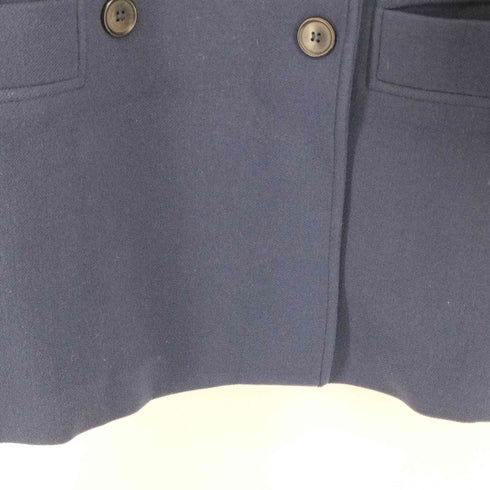 ザラ ZARA ダブルボタンコート アウター ミドル丈 チェスター レディース S