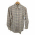 アクアスキュータム AQUASCUTUM チェック柄スタンダードカラーシャツ メンズ MEDIUM
