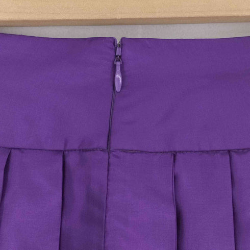 ドレステリア DRESSTERIOR プリーツスカート 膝丈 サテン レディース 36