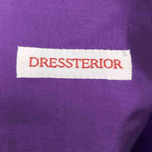 ドレステリア DRESSTERIOR プリーツスカート 膝丈 サテン レディース 36