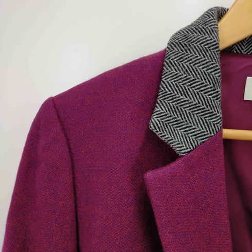ポールスミス Paul Smith PAUL テーラードジャケット ヘリンボーン切替 2B シングル レディース JPN:44(S~Mサイズ)