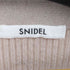 スナイデル snidel 23SS ドロストニットカーディガン ショート丈 長袖 Vネック レディース ONE SIZE