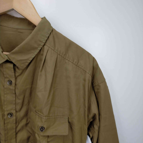 ユナイテッドアローズグリーンレーベルリラクシング UNITED ARROWS green label relaxing ミリタリーカジュアルシャツ レディース
