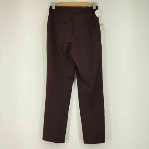 ニジュウサンク 23区 MY STANDARD 21AW TRストレッチギャバ テーパードパンツ ノータック ストレッチ レディース 38