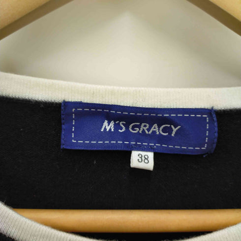 エムズグレイシー M’s GRACY リボンデザインニット レディース 38