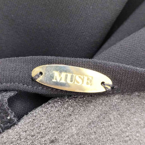 ミューズデドゥーズィエム クラス MUSE de Deuxieme Classe ワンピース ミニ 七分袖 ストレッチ フレア レディース